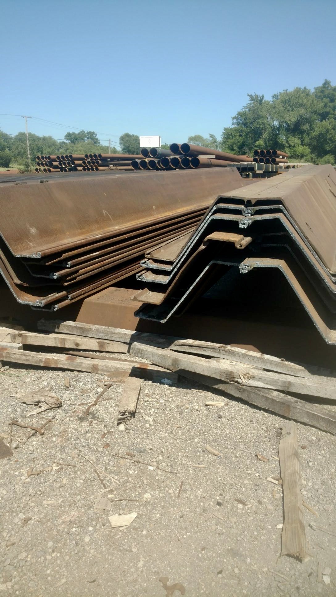 Used sheet pile